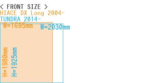 #HIACE DX Long 2004- + TUNDRA 2014-